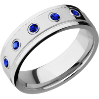 14K White Gold + Polish , Polish Finish