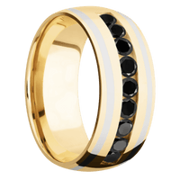 10K Yellow Gold + Polish Finish