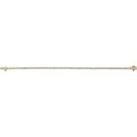 14K Yellow Gold 4 CTW Lab-Grown Diamond Line 7" Bracelet