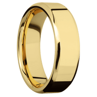 14K Yellow Gold + Polish , Polish Finish