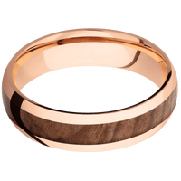 18K Rose Gold + Polish Finish