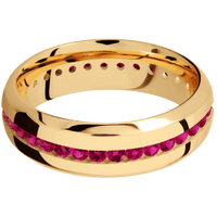 14K Yellow Gold + Polish , Polish Finish