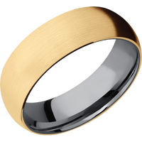 14K Yellow Gold + Satin Finish + Tantalum