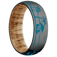 Zirconium + Polish Finish + Natural Oak