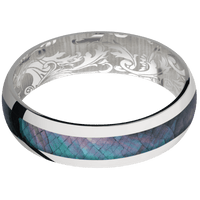 10K White Gold + Polish Finish
