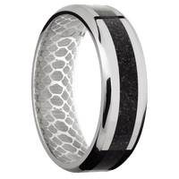 14K White Gold + Polish , Polish Finish