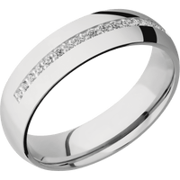 14K White Gold + Polish Finish