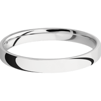 14K White Gold + Polish Finish + Titanium
