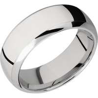 14K White Gold + Polish , Polish Finish
