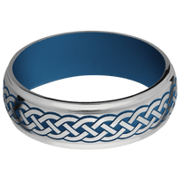 Cobalt Chrome + Satin , Polish Finish + Ridgeway Blue