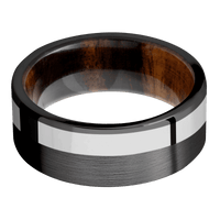 Zirconium + Satin , Polish Finish + Desert Iron Wood