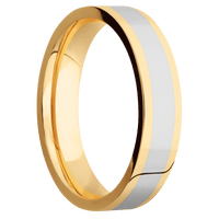 18K Yellow Gold + Polish Finish