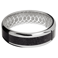 14K White Gold + Polish , Polish Finish