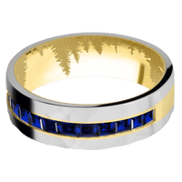 14K Yellow Gold + Rockpolish Finish