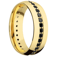10K Yellow Gold + Polish Finish