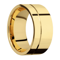22K Yellow Gold + Polish , Polish Finish