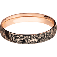 14K Rose Gold + Polish Finish