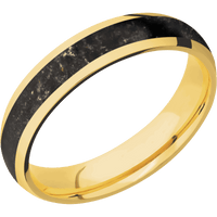 18K Yellow Gold + Polish Finish