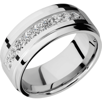 14K White Gold + Polish , Polish Finish