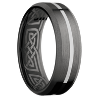 Tantalum Noir + Satin , Sand Finish + Zirconium