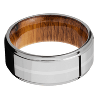 Titanium + Polish , Polish Finish + Desert Iron Wood