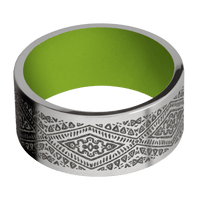 Titanium + Anglesatin Finish + Zombie Green