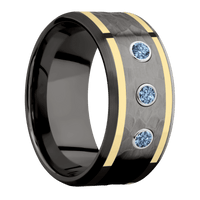 Tantalum Noir + Hammer , Satin Finish