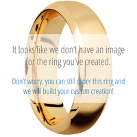 10K Yellow Gold + Satin , Polish Finish