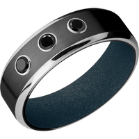 Zirconium + Anglesatin , Polish Finish + Blue Titanium