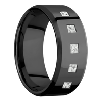 Zirconium + Polish , Satin Finish