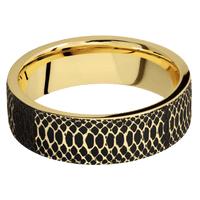 10K Yellow Gold + Polish Finish