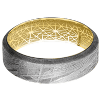 Meteorite + None Finish + 22K Yellow Gold