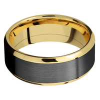 14K Yellow Gold + Polish , Polish Finish