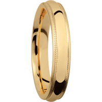 14K Yellow Gold + Polish Finish
