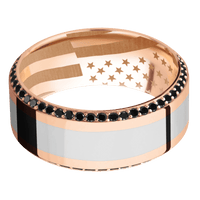 14K Rose Gold + Polish , Polish Finish
