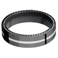 Zirconium + Polish Finish + Dark Grey
