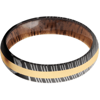 Damascus + Acid Finish + Koa