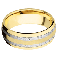 14K Yellow Gold + Polish Finish