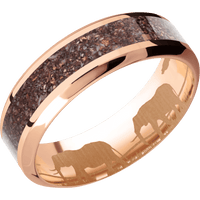 14K Rose Gold + Polish , Polish Finish