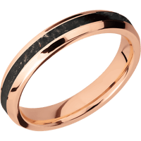 14K Rose Gold + Polish , Polish Finish