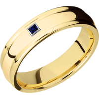 14K Yellow Gold + Polish , Polish Finish