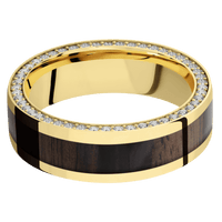 10K Yellow Gold + Polish Finish