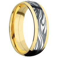 14K Yellow Gold + Polish Finish