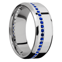 14K White Gold + Polish , Polish Finish