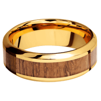 22K Yellow Gold + Polish , Polish Finish