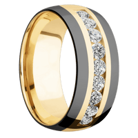 10K Yellow Gold + Polish Finish