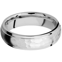 Palladium Silver + Hammer , Polish Finish