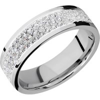 10K White Gold + Polish Finish