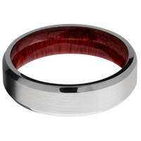 Cobalt Chrome + Satin , Polish Finish + Blood Wood