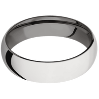 14K White Gold + Polish Finish + Tantalum Noir